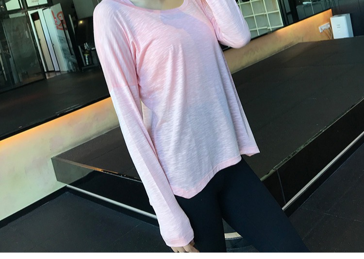 Áo thun thể thao chuyên nghiệp khô nhanh không khô ANFEI áo thun thể thao yoga mỏng mỏng chạy nhảy áo dài tay áo ba lỗ tập gym