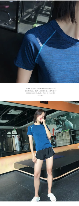 Shore phi thể thao chuyên nghiệp co giãn nhanh khô tay áo ngắn bó sát áo thun cỡ lớn phản quang sọc chạy đêm áo ba lỗ tập gym nam