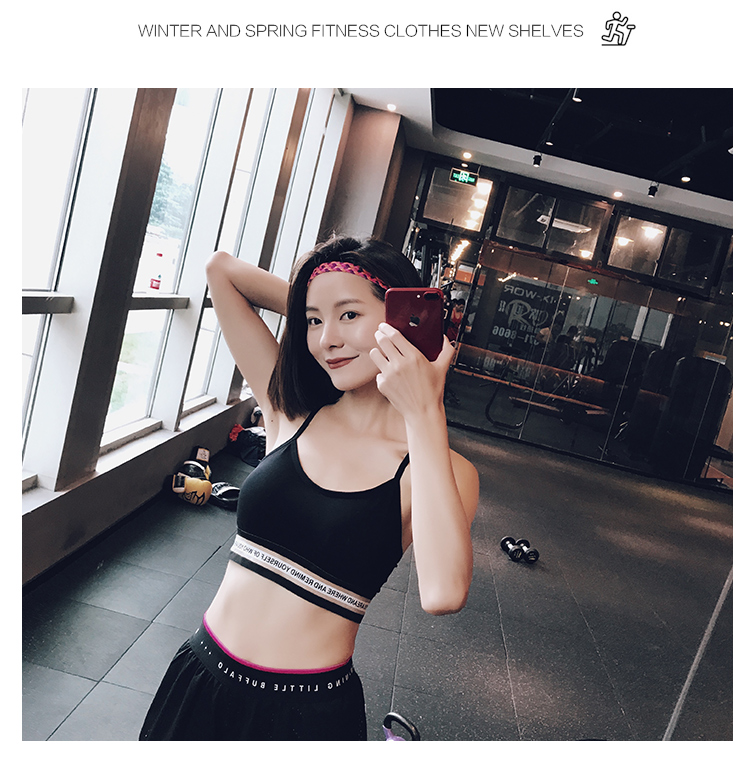 Động tác nhảy dù phi thể thao Shore tiếng Anh không vành tập thể dục yoga áo ngực kiểu đồ lót áo ngực tập thể dục