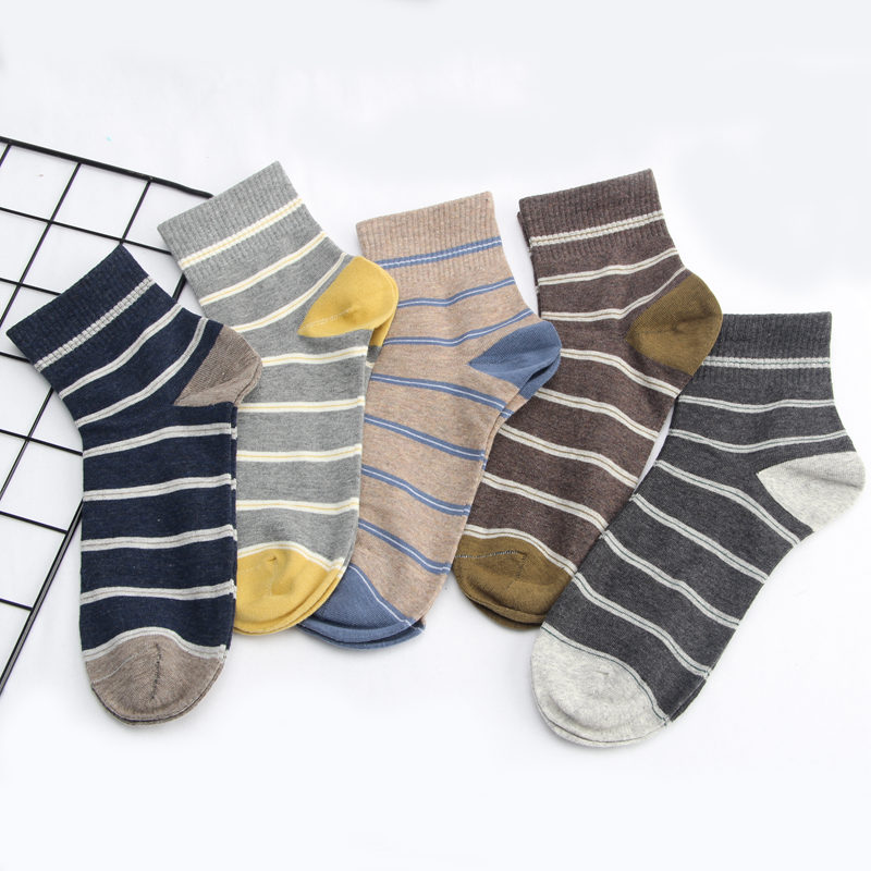 Vớ nam cho nam Vớ nam bằng cotton Tất nam Bốn mùa Stockings Tide khử mùi mồ hôi mùa thu đông vớ gucci
