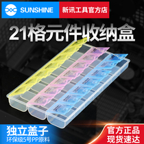 New information Instrument Dogge elements Box phone repair tools Contained Plastic Transparent Parts Box Turnover Accessories Box