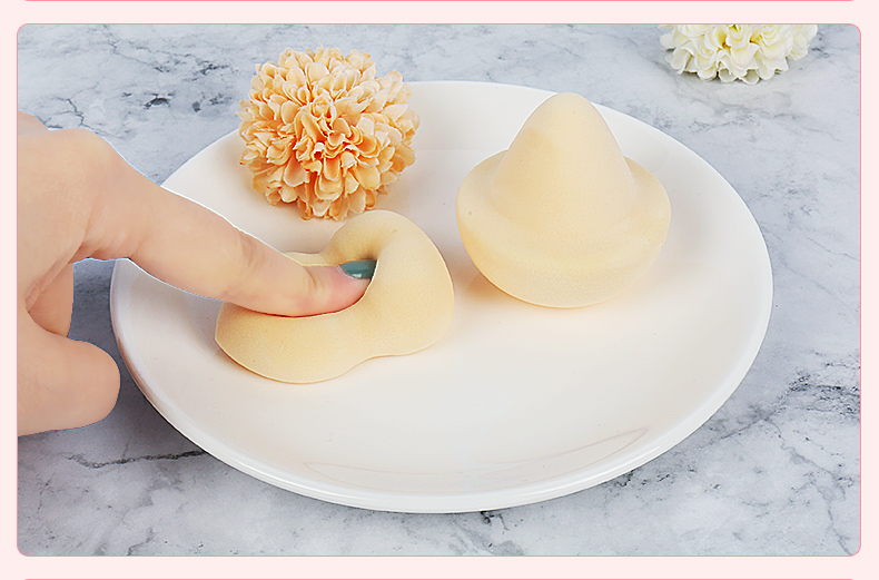 Phấn phủ Lamella Bầu + Bột nấm Puff Beauty Egg Makeup Sponge Makeup Egg Dụng cụ trang điểm ướt và khô cọ đánh phấn phủ