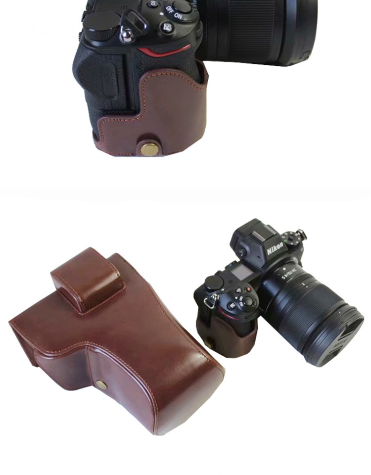 Bao da máy ảnh Nikon Z6 Z7 Túi đựng máy ảnh retro nghệ thuật xách tay - Phụ kiện máy ảnh kỹ thuật số balo đựng máy ảnh