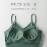 Бюстгальтер без косточек, поддерживающая тонкая майка топ, летний бюстгальтер-топ, красивая спина, эффект подтяжки