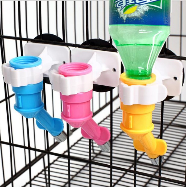 Pet water dispenser dog water dispenser hanging water dispenser head automatic non-wet mouth artifact supplies water feeder dog water bottle