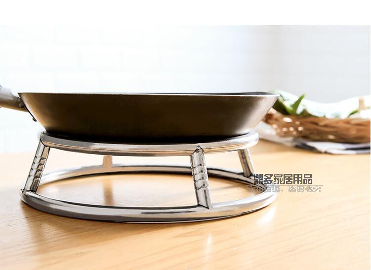 Cooktop frame Stainless steel Connected pot frame Cooktop frame Fried pot frame Soup pot pad Hot pot cushion kitchen pan frame