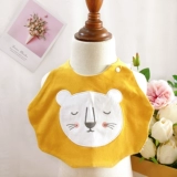 Детский милый слюнявчик, хлопковый водонепроницаемый мультяшный мягкий нагрудник для младенца, хорошо впитывает воду