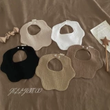 Демисезонный хлопковый марлевый нагрудник, детский мягкий слюнявчик для еды, хорошо впитывает воду