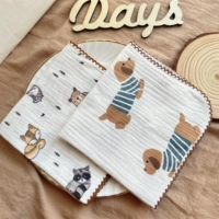 Животное + пиратская собака 2 маленькие квадратные шарфы