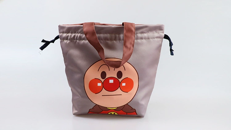 Anpanman hộp ăn trưa bó miệng túi dây rút lưu trữ túi xách tay nhỏ túi sữa túi túi tã túi mẹ - Hộp cơm điện sưởi ấm