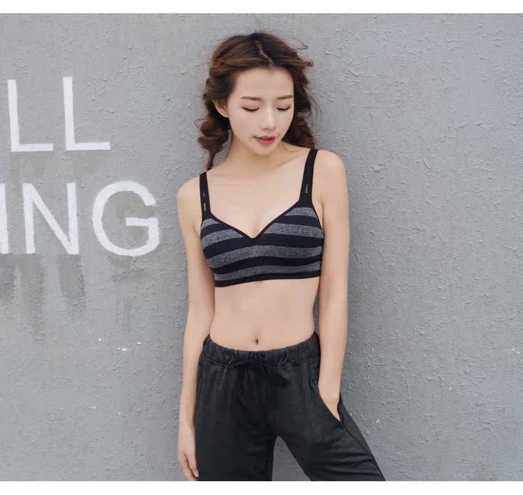 Sức mạnh cao chống sốc áo ngực thể thao yoga tập thể dục đào tạo đồ lót nữ mà không có vòng thép chạy áo ngực áo ngực áo lót thể thao nữ