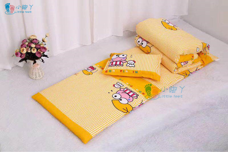 Kindergarten quilt three pieces of pure cotton nap cotton all six pieces of core childhood in spring and autumn by air conditioning