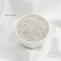 Серебряный, 6mm, 0.7mm, серебро 925 пробы