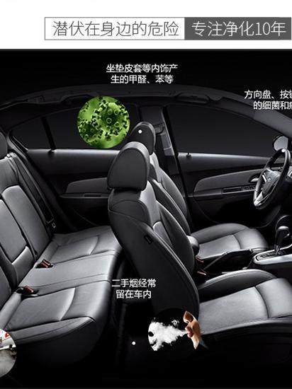 Factory Direct Sales Sterilization 4S Model Odor Removal Formaldehyde Removal Car Air Purifier Negative Ion Aromatherapy Air Purifier