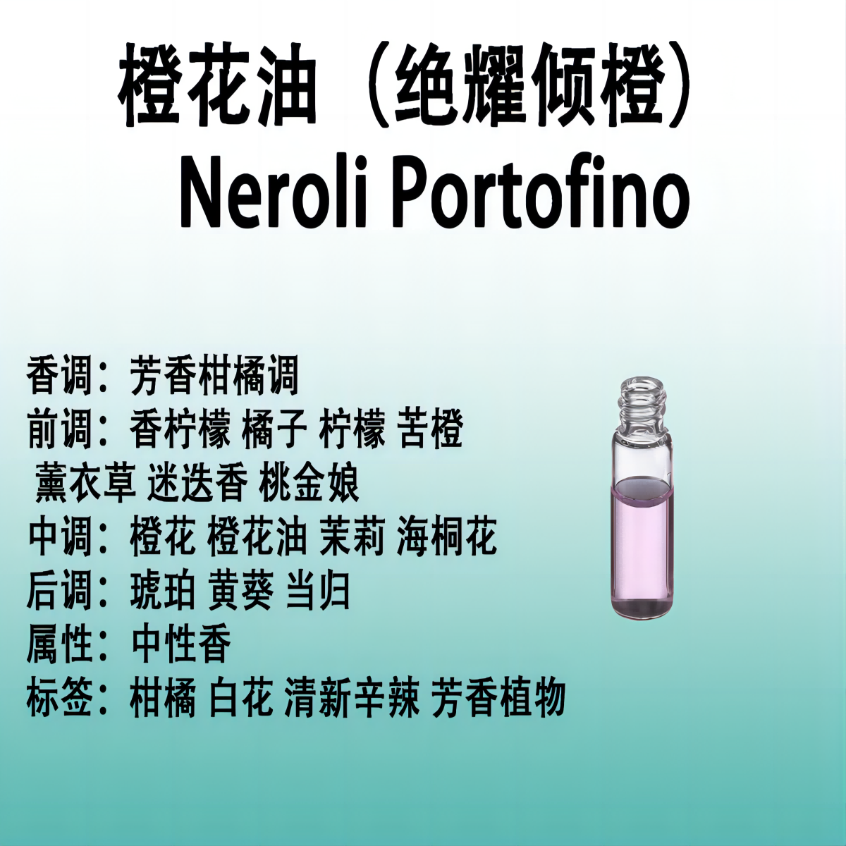 橙花油（绝耀倾橙）  Neroli Portofino
