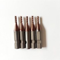 Taiwan bully CNC key machine drill bit 4 teeth 2 0mm tungsten steel end mill V8 X6 special