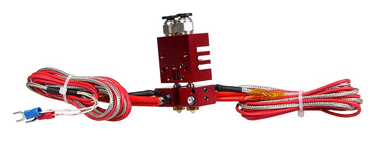 Máy in 3D màu E3D phụ kiện đầu phun hai màu Đầu đùn nhiều màu Đầu in DIY 2 trong 2 ra giá hộp mực máy in