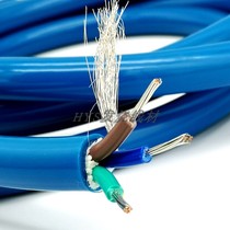 Fever-grade Dutch silver color SPX-28 single crystal copper silver-plated power cord hifi audio power cord loose wire