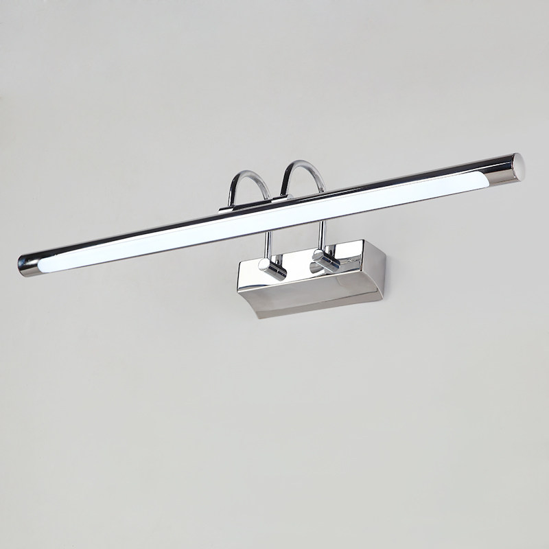 Led mirror front light modern minimalist stainless steel waterproof anti-fog bathroom Cosmetic Room Mirror lamp Bedroom Lamp Mural Lamp