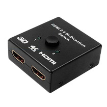HDMI HD dispenser on one-in-two-out split-screen device 4K 10%-2 computer host notebook connected display