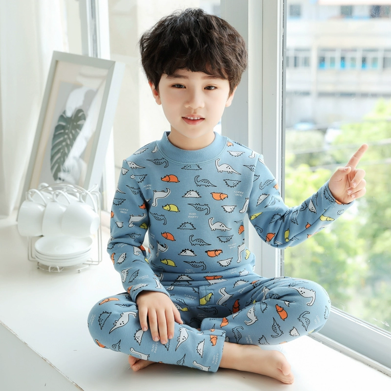 Cotton 4 trẻ em 5 cộng nhung 6 đồ lót nhiệt 3 boy linen 8 boy 9 tuổi 10 cotton 11 quần áo mùa thu 12 quần mùa thu - Quần áo lót