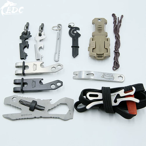 Универсальный жгут, пряжка, отвертка, складной нож из нержавеющей стали