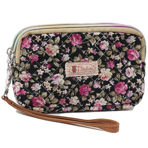 Ткань, мобильный телефон, кошелек, портативная ручка для пожилых людей, маленькая сумка клатч, в корейском стиле