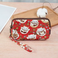 С молнией, красный, большой, на удачу