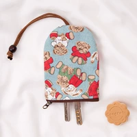 Голубой плюшевый мишка, одинарная молния