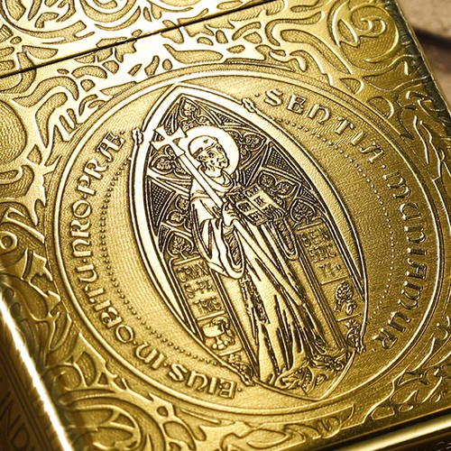 Оригинальная латунная матовая резная зажигалка, США