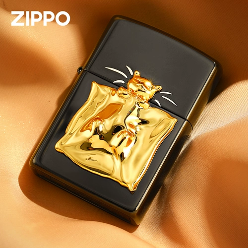 Оригинальная зажигалка, ветрозащитный значок на керосине, подарочная коробка