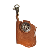 Zippo lighter leather case genuine leather Zhipo lighter shell protective cover cowhide waist handmade zp universal cover