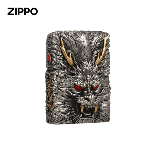 zippo Мужская оригинальная ветрозащитная зажигалка на керосине, подарок на день рождения