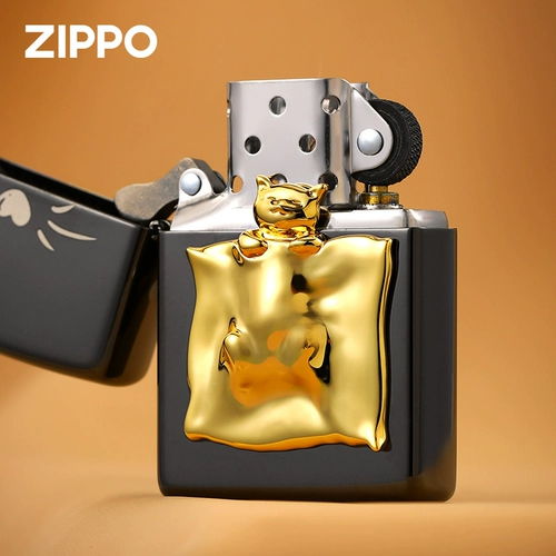 Оригинальная зажигалка, ветрозащитный значок на керосине, подарочная коробка