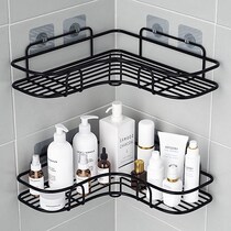 Punch-free toilet bathroom bathroom wash table rack toilet tripod toilet wall kitchen storage shelf