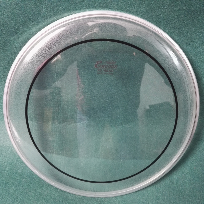Original Taiwan remo drum rack drum 16 inch floor three-way barrel drum skin thick double layer transparent belt stop fan drum skin