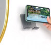 Wall-Mounted Phone Holder, No-Drill Installation, Binge-Watching Essential, Multifunctional, Simple Design, Suitable for Bedroom, Kitchen, Bathroom Wall Placement