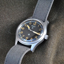 Vintage Classic Made Old Hands Royal Army 1960UK Public Hair Canvas Mens MWC Replica Mechanical Watch