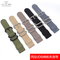 Soft and comfortable dw mechanical watch nato Strap Women men canvas 18mm20mm22mm Watch strap