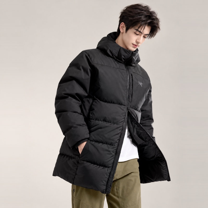 Canadian Purchasing Agent Thorium Sv Parker Mid-Length Hooded down Jacket Warm Parka Coat Men's Clothing