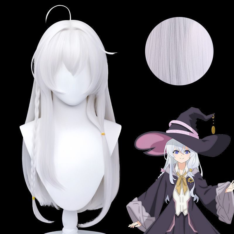 Witch's Journey Irena Cos Wig Cos Female Protagonist Silicone Realistic Scalp Raised Style on Top of the Head Witch's Journey Irena Cos Wig Cos Female Protagonist Silicone Realistic Scalp Raised Style on Top of the Head