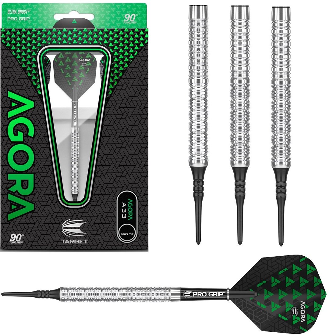 Probe Target 90 tungsten steel Agora A32-A33 soft needle electronic dart professional competition straight 18g