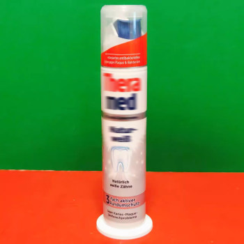 Special Offer for Near-Expiry Products: German Imported Theramed Vertical Toothpaste 100ml Oral Cleaning Stain Removal Toothpaste