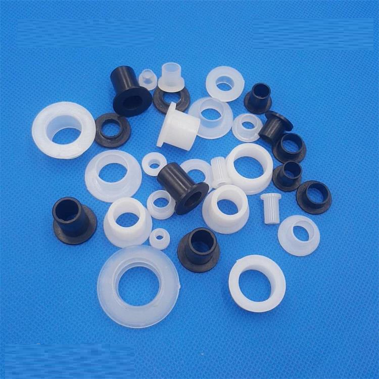 Nylon sleeve Wear-resistant sleeve Oil-free bearing sleeve Black graphite flange bushing Linear lubrication sleeve sealing gasket