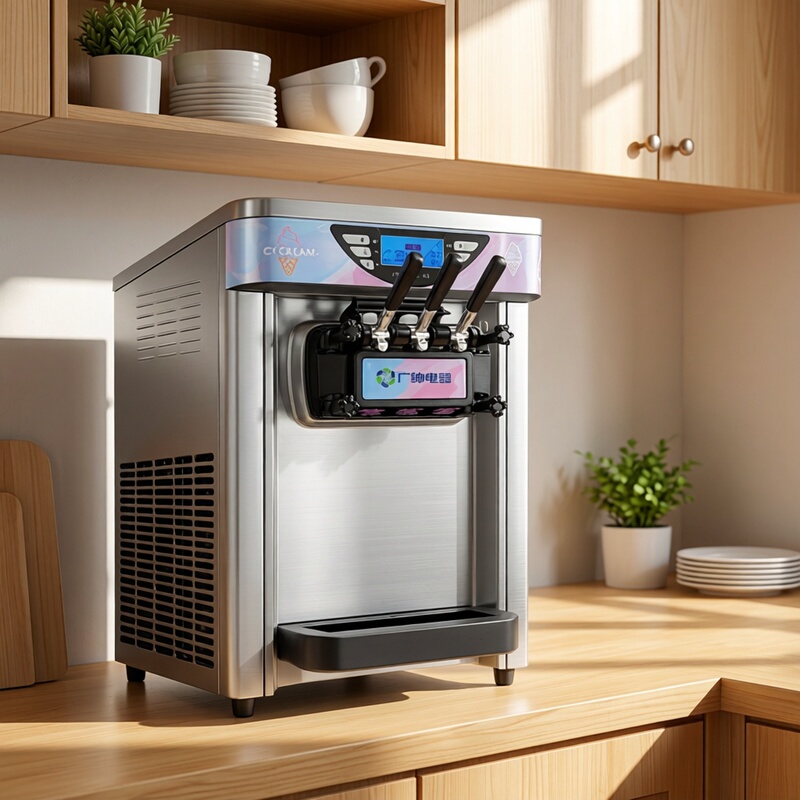 Guangshen Ice Cream Machine Commercial Vertical Countertop Fully Automatic Sundae Cone Machine Soft Ice Cream Machine Ice Cream Maker Guangshen Ice Cream Machine Commercial Vertical Countertop Fully Automatic Sundae Cone Machine Soft Ice Cream Machine Ice Cream Maker