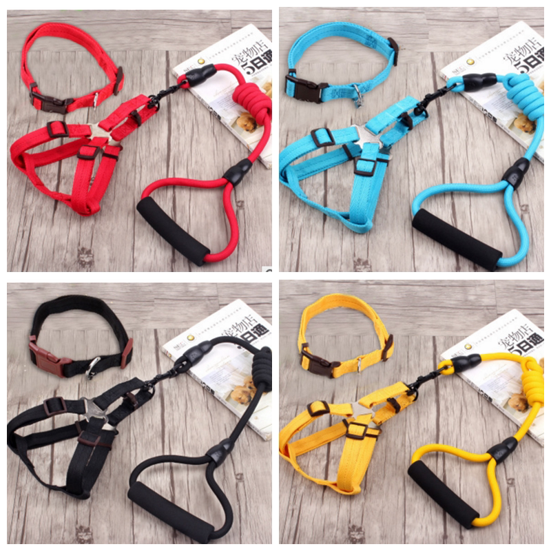 Pets Traction Rope Chest Cuddling Bag Small Dogs Traction With Chest Back Cover Small Dog Leash Rope Dog Necklace Collar