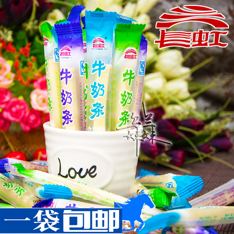 Mongolian cheese Inner Mongolia Teater milk strips of milk strips Long red milk stick 400g snacks original flavor yogurt blueberries