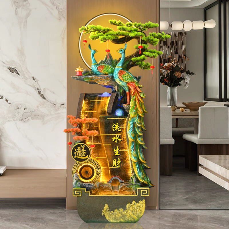 Artificial Rockery with Flowing Water, Fish Tank with Circulating Water, Wealth-Attracting Feng Shui Wheel Fountain Ornament, High-End Living Room Decoration, Housewarming and Opening Ceremony Gift Artificial Rockery with Flowing Water, Fish Tank with Circulating Water, Wealth-Attracting Feng Shui Wheel Fountain Ornament, High-End Living Room Decoration, Housewarming and Opening Ceremony Gift