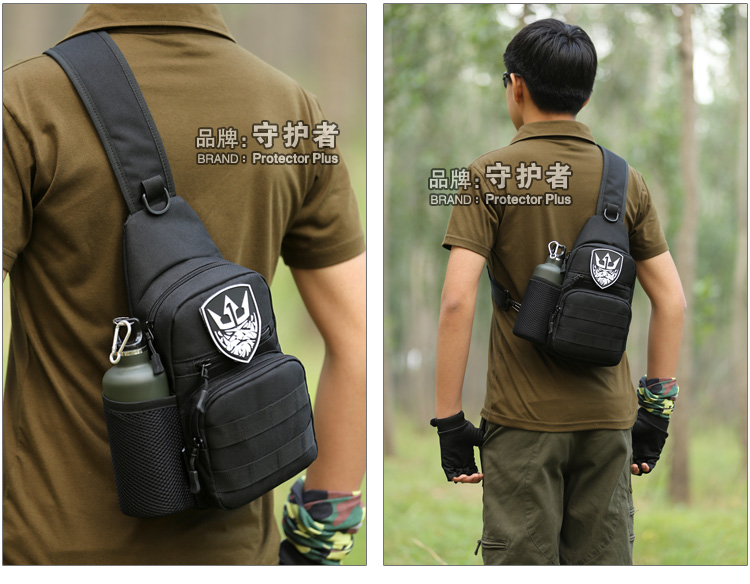 Người giám hộ túi chiến thuật vai nam Túi Messenger nam thể thao ngoài trời châu Á túi đa chức năng túi súng cao su túi đeo hông nữ mini