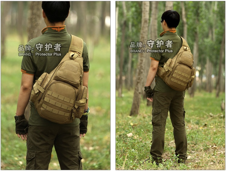 Túi lớn chiến thuật ngoài trời cho nam túi du lịch túi đeo vai tam giác túi đeo ba lô chống nước 14 inch túi adidas